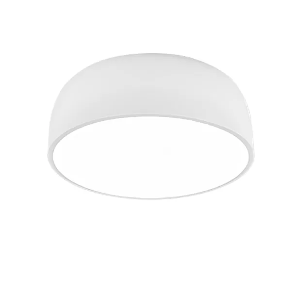 Baron Modern 4 Light Cylindrical Ceiling Light White Matt