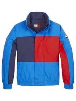 Tommy Hilfiger Boys Reversible Colourblock Jacket - Blue