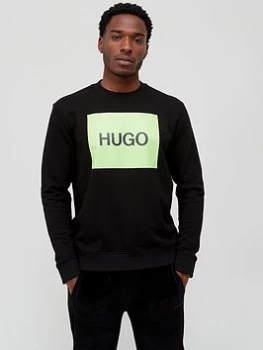 Hugo Boss Duragol Large Logo Sweatshirt Black Size M Men