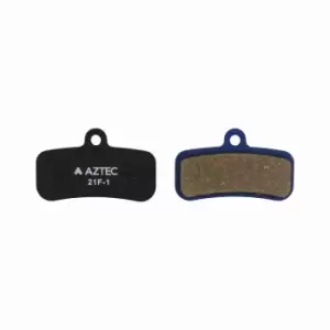 Aztec Organic Shimano 4 Piston Brake Pads M1620/M7120/M8120 Deore/SLX/XT/Saint/Zee - Black