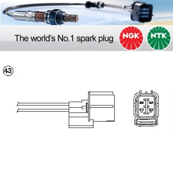 NGK OZA333-H6 / 0159 Lambda Sensor Zirconia Type Oxygen O2 Exhaust Probe