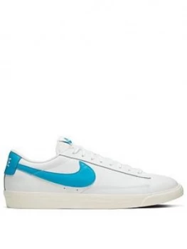 Nike Blazer Low Leather - White/Blue