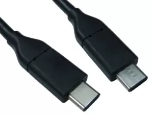 Cables Direct 1.5m USB 3.1 Male Type-C to Male Type-C Cable in Black