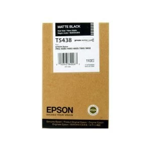 Epson T5438 Matte Black Ink Cartridge