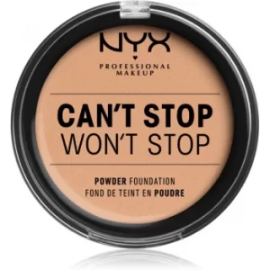 NYX Professional Makeup Can't Stop Won't Stop Powder Foundation Shade 7 Natural 10.7 g