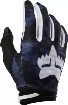 FOX 180 Nuklr Motocross Gloves, blue, Size XL, blue, Size XL