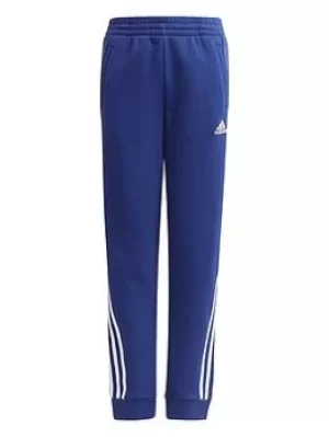 adidas Junior Girls Fi 3s Pant, Blue/White, Size 14-15 Years