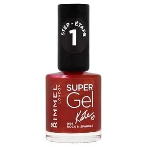 Rimmel Kate Moss 15 Year Super Gel Nail Polish RockNSparkle Red