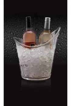 Clear Acrylic Drinks Pail / Wine Cooler