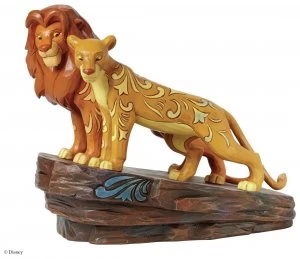 Disney Traditions Love at Pride Rock Simba and Nala Figurine