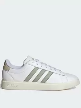 adidas Sportswear Mens Grand Court Trainers - White, Size 6, Men