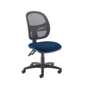 Dams MTO Jota Mesh Medium Back Operators Chair with No Arms - Curacao Blue