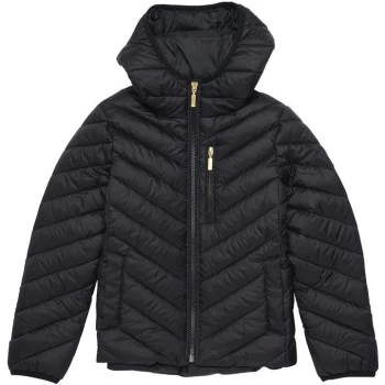 Barbour International Girls Silverstone Quilted Jacket - Black