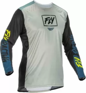 Fly Racing Lite Motocross Jersey, grey-blue, Size L, grey-blue, Size L