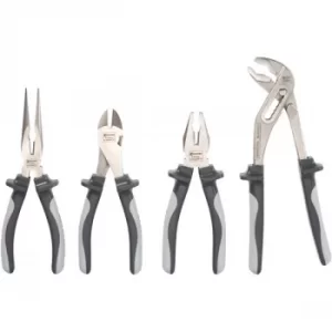 Toolcraft 814611 Professional Work Pliers Set 4 Piece