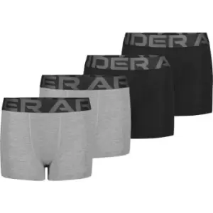 Under Armour Boxer Briefs 4 Pack Junior Boys - Grey