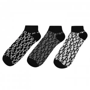 DKNY Liner Socks - Black/Grey