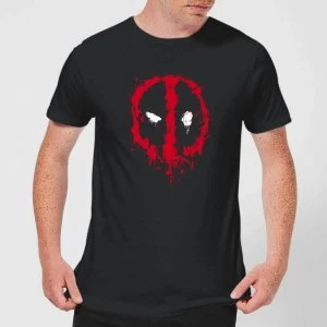 Marvel Deadpool Splat Face T-Shirt - Black - 5XL