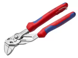 Knipex KPX8605180T Pliers Wrench Multi-Component Grip with Tether Point 180mm