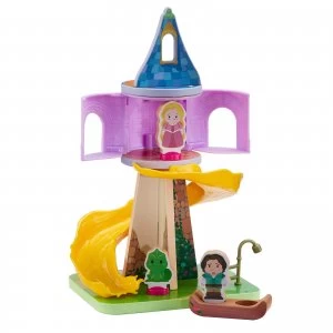 Disney Princess - Wooden Rapunzel's Tower and Figure Playset