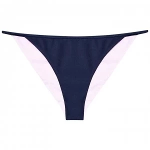 Jack Wills Midgrove Reversible String Bikini Pant - Navy