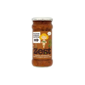 Tomato Mushroom & Green Pepper Pasta Sauce - 340g - 69973 - Zest