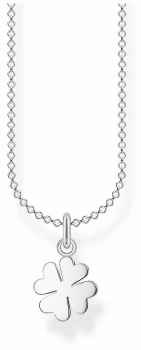 Thomas Sabo Sterling Silver Cloverleaf Necklace 38-45cm Jewellery