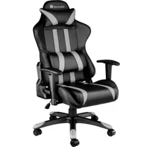 TecTake Gaming Chair Premium - Black And Grey