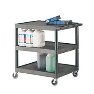 GPC Shelf Trolley Black Lifting Capacity Per Shelf: 50kg 610mm x 865mm x 890mm