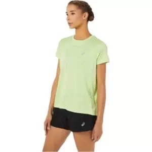 Asics Womens Core SS Running Top - Green