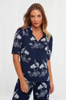 Intriguing Crane Boutique PJ Top