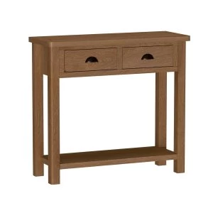 Rosewell Natural Oak Console Table