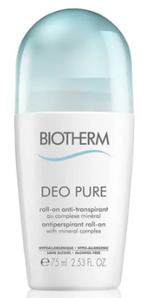 Biotherm Deo Pure Roll On Deodorant Trio 3x75ml