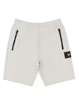 Lyle & Scott Kids Zip LB Short - Light Grey Marl - 9/10