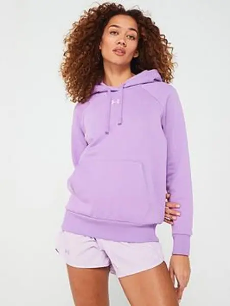 Under Armour Womens Rival Fleece Hoodie - Purple