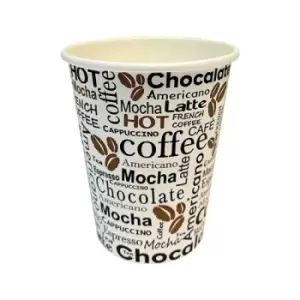 Cup 12oz 35cl Hot Drink Pattern (Pack of 50) NU903004