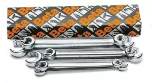 Beta Tools 94 /S6 6pc Flare Nut Open Ring Spanner Set (Boxed) 000940050