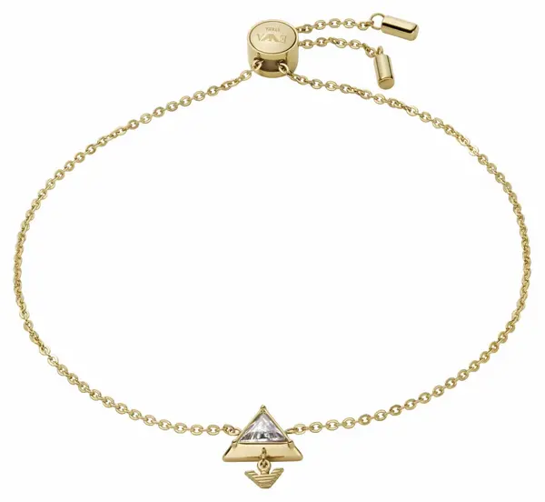 Emporio Armani EGS2899710 Gold-Tone Stainless Steel Crystal- Jewellery