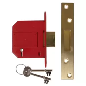 Union StrongBOLT 2100S BS 5 Lever Mortice Deadlock 81mm 3" Satin ...