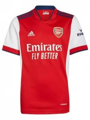 adidas Arsenal Junior 20/21 Home Shirt, Red, Size 7-8 Years