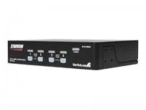 StarTech.com 4 Port Rack Mountable USB KVM Switch with Audio & USB