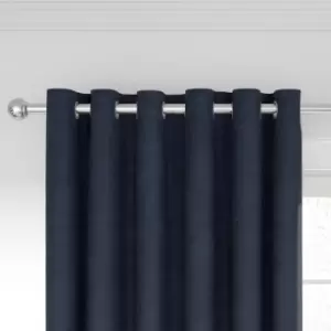 Nalu Nicole Scherzinger Kalo Lined Curtains 66" x 72", Blue