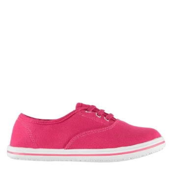 Slazenger Childrens Canvas Pumps - Pink