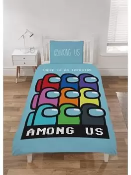 Among Us There Is An Imposter Single Duvet Cover Set