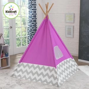 Teepee Chevron Play Tent Pink.