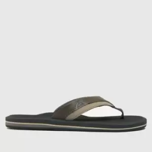 Reef Dark Grey Cushion Dawn Sandals