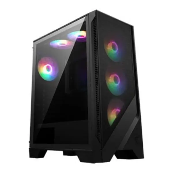 MSI MAG FORGE 120A AIRFLOW computer case Midi Tower Black Transparent