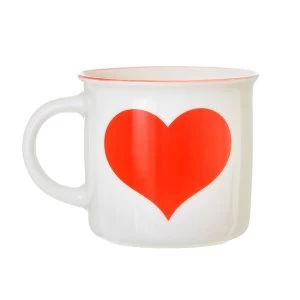 Sass & Belle Red Love Heart Mug