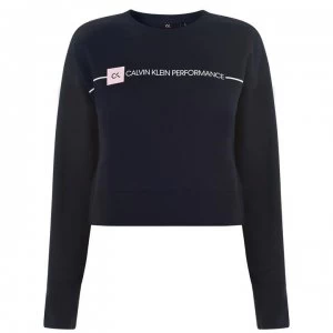 Calvin Klein Performance Logo Sweatshirt - Night Sky