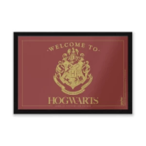 Harry Potter Welcome To Hogwarts Entrance Mat